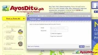 At AyosDito.ph, Posting a FREE ad is as easy as 1-2-3! (quick version)