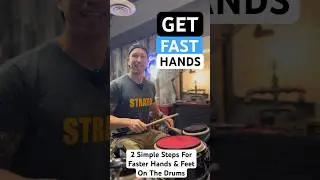 How To Get FAST Hands & Feet On The Drums #drumlesson #speed #fast