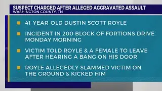 Limestone man arrested after alleged assault in driveway