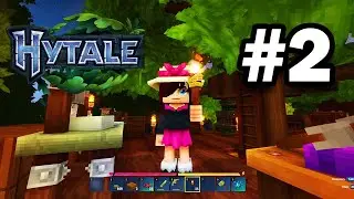 BUILDING A TREE HOUSE | Hytale #2