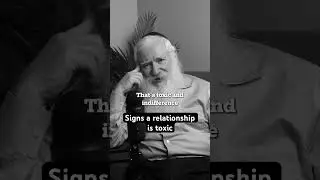 Signs a relationship has become toxic. #rabbi #judaism #relationship #shorts #short