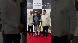 Saleem Khan ji at Baba Siddique iftar party.#elite #eliteshowbiz #iftar #iftarparty