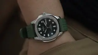 SEIKO MOD Джем Танган на заказ ПЕРСОНАЛЬНАЯ РУЧНАЯ РАБОТА ЗЕЛЕНАЯ АРМИЯ