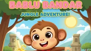 Bablu Bandar Ki Magical Story &ndash; Kids Cartoon Hindi | Funny Monkey Animation | Happy Jungle Cartoons 