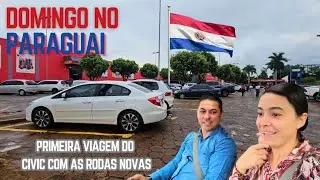 A Estr&eacute;ia do Civic com as Rodas Novas! Domingo no Paraguai