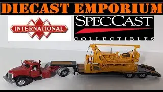1:50 Scale Spec Cast International KB-8 with Lowboy Trailer Unboxing & Review