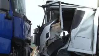 03.04.2014 - Bad Rappenau: Lkw-Fahrer auf A 6 t&ouml;dlich verungl&uuml;ckt
