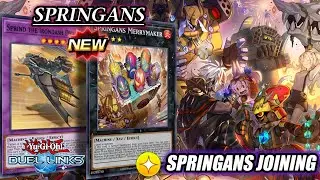 NEW SPRINGANS Deck ft. FALLEN of ALBAZ! LOCK your Opponents' MONSTER ZONES! [DUEL LINKS]