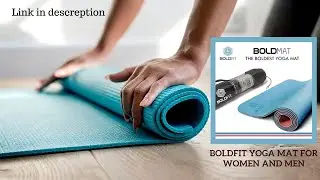 Boldfit Yoga mat for Women and Men with Cover Bag EVA Material 6mm Extra Thick Exercise mat