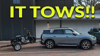 The New MINI Countryman's Can Tow A Trailer!