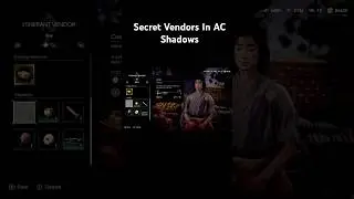 Secret Vendors In Assassins Creed Shadows!!!