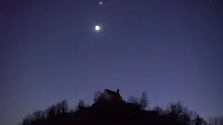 Planetenparade am Abendhimmel