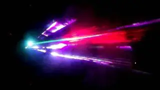 Start Lasershow Moef Gaga