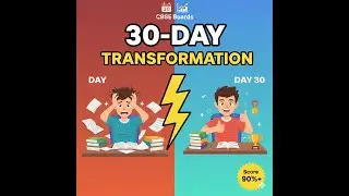 The 30-Day Board Exam Transformation Plan | Score 90%+ in CBSE Boards | Study Strategy 2026