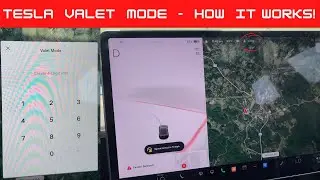 Режим Tesla Valet — как это работает!
