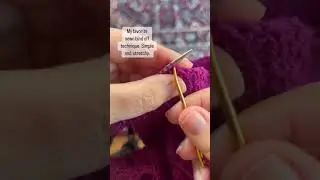 Stretchy Sewn Bind Off #knittingpodcast #knittingtutorials #knit