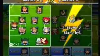 Inazuma Eleven Strikers Wii | Custom Teams: Inazuma A vs Inazuma B