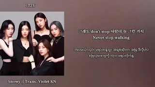 ITZY - Snowy Lyrics mm Subtitle
