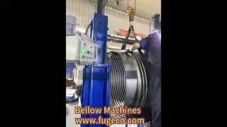 Auto Bellow Expansion Joint Machine #expansionjoint #metalbellow #machine