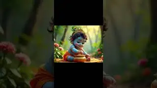 Benne krishna #makham #laddure #krishna #makhanchor #cute#shorts #viral