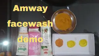 Amway Attitude Face Wash Demo |Be Bright Herbal Facewash