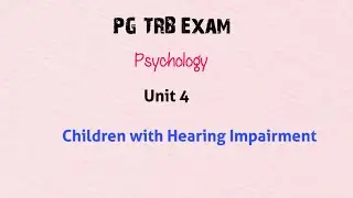 PG TRB Educational Psychology Unit 4 #psychology#pgtrb exam#pgtrb p