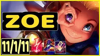 ZOE VS GALIO - 11/1/11 KDA MID GAMEPLAY