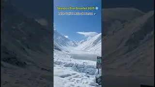 Season&rsquo;s first snowfall in Naran 2025 | October | #snowfall #snow  #naran