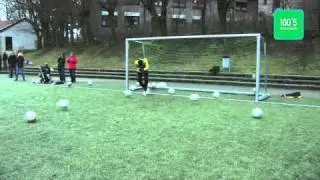 Alemannia-Profi Babacar Gueye beim Burtscheider TV