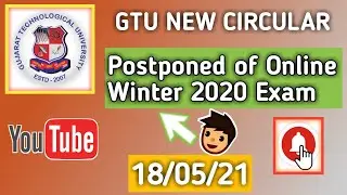 Gtu Winter 2020 Exam Gtu Exam News Today GTU Online Exam postponed Gtu latest news College Exam 2020