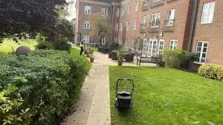Commercial grounds maintenance on a retirement complex #london #groundsmaintenance