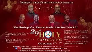 29th Holy Convocation Apostle W  Michael Fields