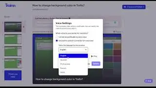 How to change narration voice for a video?