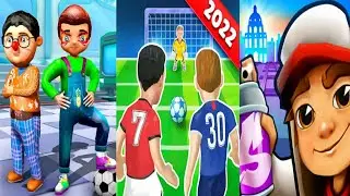 Subway Surfers VS Football Clash - Mobile Soccer VS Subway Runner Super Run Game Gameplay