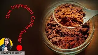 #Coffeerecipe 1 Ingredient Coffee Powder | घर पर कॉफी पाउडर बनाएं | How to make Coffee