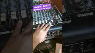 Stranger 8 #channel PA #mixer #model SM800E #review for #dj #amplifier #setup #shorts