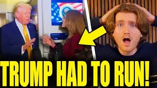 OMG! SICK Trump RUNS From Press In Air Force One DISASTER!