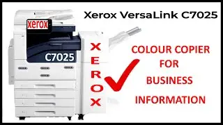 xerox versalink c7025 color photocopier machine | review by xerox printing & photo editing