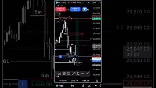 9/11/25 $NQ long win, too quick to record properly #trading #daytrading #nq