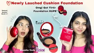 I got exact dupe of Tirtir foundation🙆🏻&zwj;♀️❤️| under ₹600 | tried newly launched foundation | meesho 