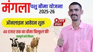मंगला पशु बीमा योजना 2025-26 | आवेदन शुरू | नये नियम/शर्ते लागु |  Mangla Pashu Bima 2025