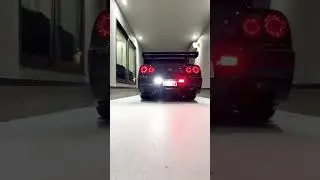 GT-R in garage #bnr34 #gtr #jdm #car #garage #nismo #nissan #rb26