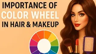 Importance of Color Wheel in Hairs And makeup!step by step techniques.#colorwheelchallenge #haircare