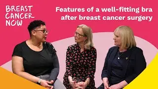 Features of a well-fitting bra after surgery