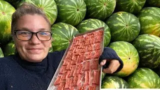 Making Freeze Dried Watermelon