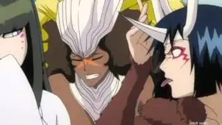 Harribel's Fraccion Apache,SunSun and MilaRose Vs Soul Reapers 3/4 English