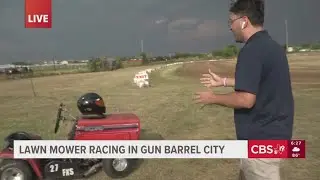 JULY ROAD TRIP | Rev your engines for the Gun Barrel City lawn mower race