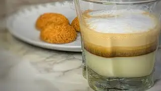 How make layered coffee at home/ How to make Cortado (cafe)  Leche Leche at home - Tenerife coffee