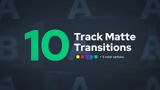 10 Free Track Matte Transitions - Download For OBS & Streamlabs