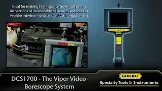 The General Tools DCS1700 Viper High Performance VGA Recording Video Borescope System